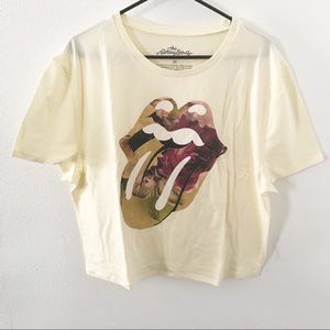 The Rolling Stones Cropped T-Shirt from Target-3X